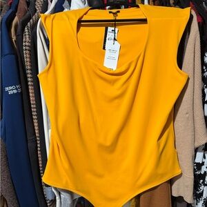 Express Bold Yellow Bodysuit